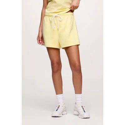 Nuuds French Terry Shorts In Yellow