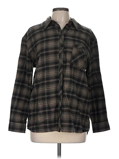 Pre-owned Nuuds Long Sleeve Button Down Shirt In Black