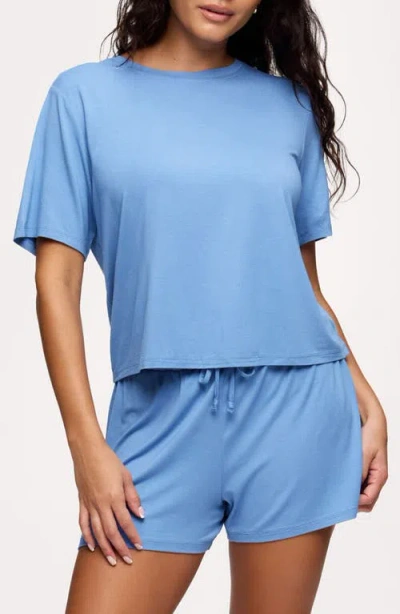 Nuuds Pajama Short Set In Blue