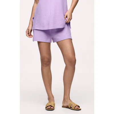 Nuuds Resort Tank & Shorts Set In Purple