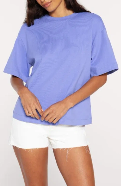 Nuuds Roomy Cotton T-shirt In Blue