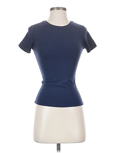 Pre-owned Nuuds Short Sleeve Turtleneck In Blue