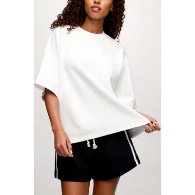 Nuuds Street Cotton Blend T-shirt In White