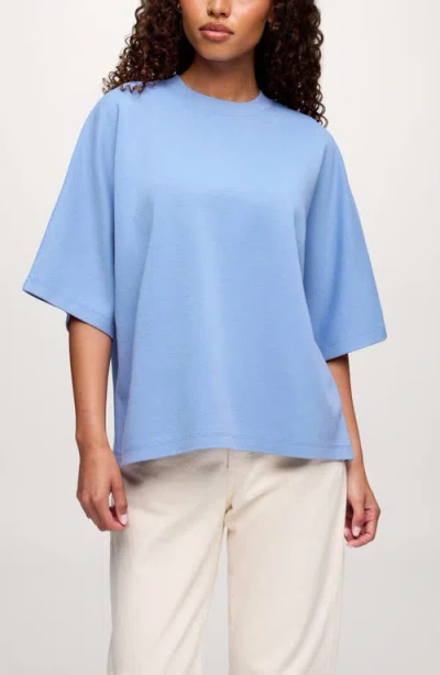 Nuuds Street Dolman Sleeve T-shirt In Blue
