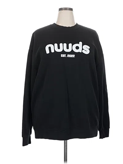 Pre-owned Nuuds Sweatshirt In Black