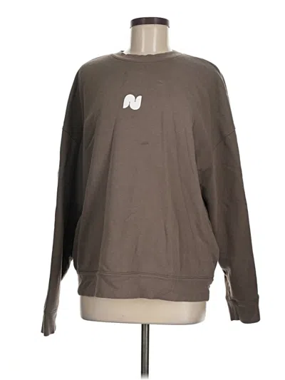 Pre-owned Nuuds Sweatshirt In Brown