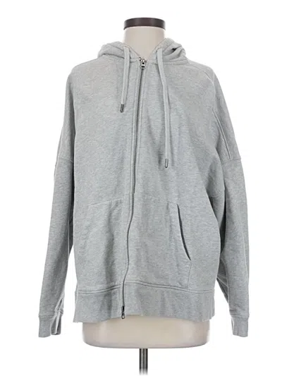 Pre-owned Nuuds Zip Up Hoodie In Gray