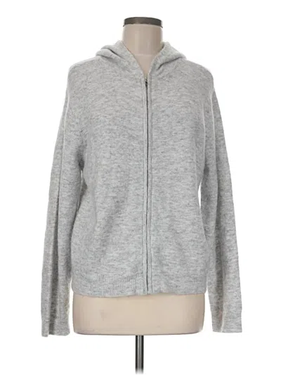 Pre-owned Nuuds Zip Up Hoodie In Silver
