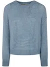 Nuur Round Neck Sweater In Blue