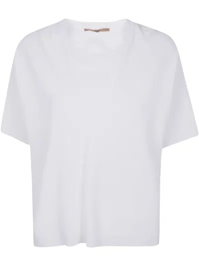 NUUR SHORT SLEEVES OVERSIZED ROUND NECK,B31221 B3101 WHITE