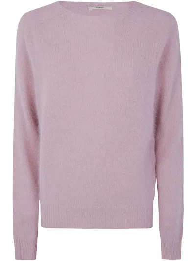 Nuur Boxy Long Sleeves Round Neck Sweater In Multi