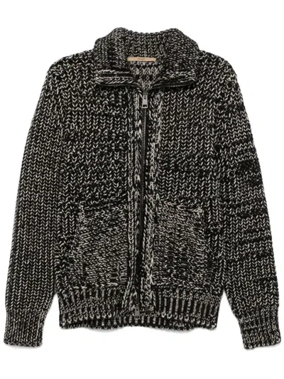 Nuur Chunky-knit Cardigan In Black