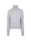 Nuur Chunky-knit Turtleneck Sweater In Gray
