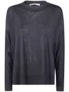 Nuur Crew-neck Sweater In Gray