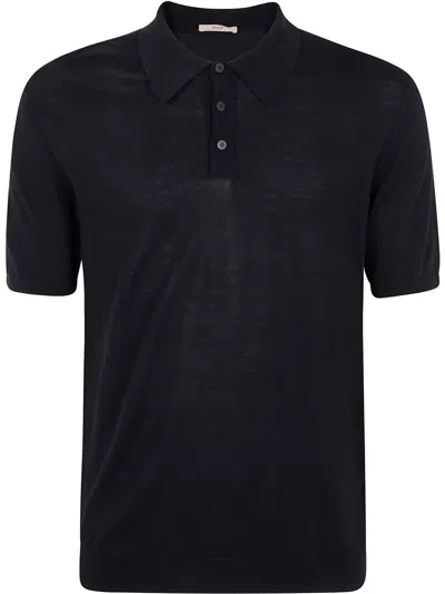 Nuur Cotton Polo Shirt In Black  