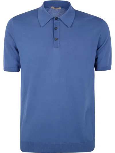Nuur Short Sleeves Polo Shirt In Blue