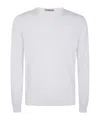 Nuur Long Sleeves Round Neck In White