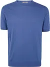 Nuur Short Sleeves Round Neck In 蓝色