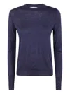 Nuur Round Neck ml Sweater In Blue