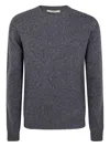 Nuur Long Sleeves Swg Round Neck Sweater In Gray