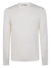 Nuur Crew-neck Sweater In White