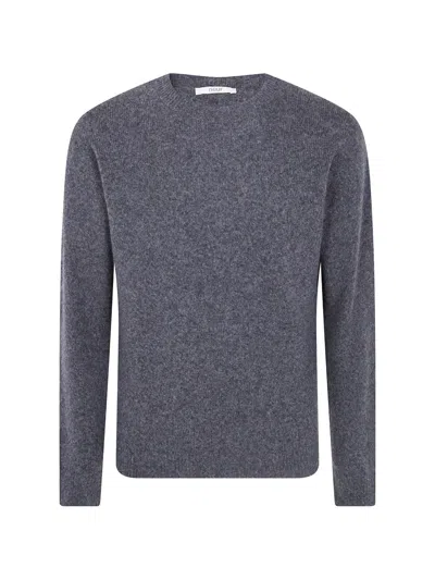 Nuur Long Sleeves Round Neck Sweater In Gray