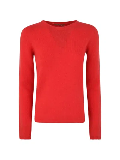 Nuur Crew-neck Sweater In Red