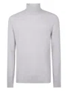 Nuur Long Sleeves Turtle Neck Sweater In Gray