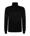 Nuur Long Sleeves Turtle Neck Sweater In Black