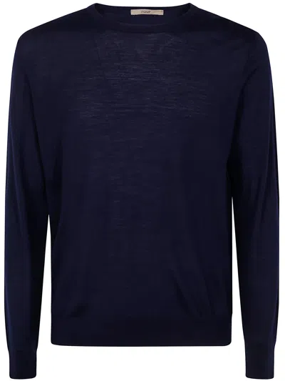 Nuur Long Sleeves Round Neck In Blue
