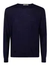 Nuur Long Sleeves Round Neck In Blue
