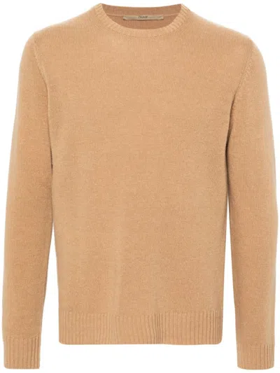 Nuur Long Sleeves Round Neck In Brown