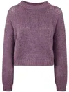 Nuur Long Sleeves Round Neck Sweater In Neutral