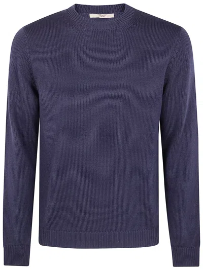 Nuur Long Sleeves Round Neck Sweater In Blue