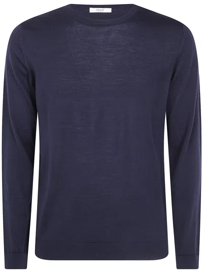 Nuur Long Sleeves Round Neck Sweater In Blue