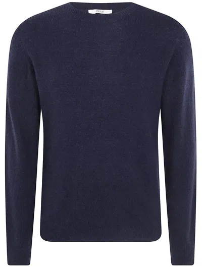 Nuur Long Sleeves Round Neck Sweater In Blue