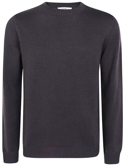 Nuur Long Sleeves Round Neck Sweater In Brown