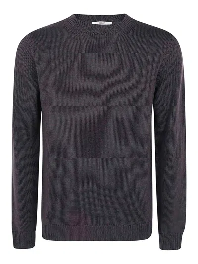 Nuur Long Sleeves Round Neck Sweater In Purple
