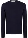 Nuur Long Sleeves Swg Round Neck Sweater In Blue