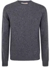 Nuur Long Sleeves Swg Round Neck Sweater In Gray