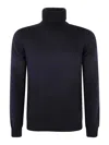 Nuur Long Sleeves Turtle Neck Sweater In Blue