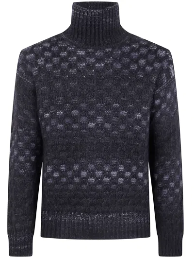 Nuur Long Sleeves Turtle Neck Sweater In Multi