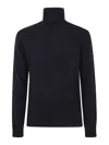Nuur Long Sleeves Turtle Neck Sweater In Blue