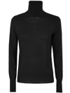 Nuur Long Sleeves Turtle Neck Sweater In Black