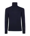 Nuur Long Sleeves Turtle Neck Sweater In Blue
