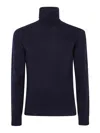 Nuur Long Sleeves Turtle Neck Sweater In Blue
