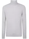 Nuur Long Sleeves Turtle Neck Sweater In Gray