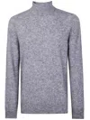 Nuur Long Sleeves Turtle Neck Sweater In Gray