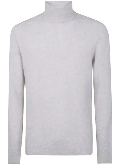 Nuur Long Sleeves Turtle Neck Sweater In Gray