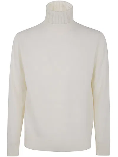 Nuur Long Sleeves Turtle Neck In Blanco